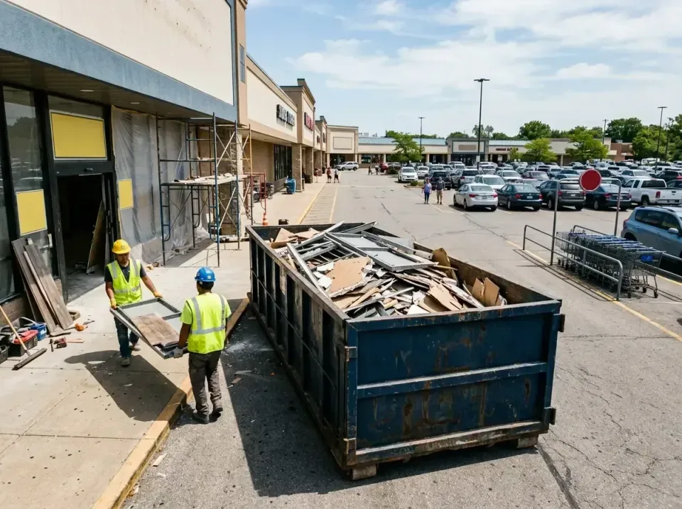 retail-store-renovation-debris-003 — frequently asked questions, Roll-off Dumpster Rentals in Fairless Hills, PA